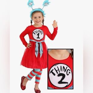 Thing 1 & 2 Toddler Costume
